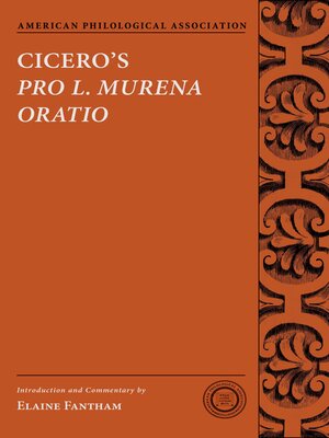 cover image of Cicero's Pro L. Murena Oratio